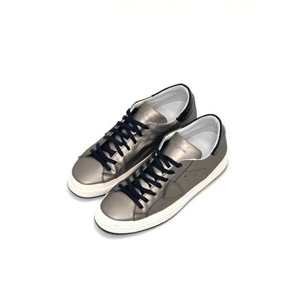 Philippe Model, Baskets Grijs, Heren, Maat:43 EU,leer