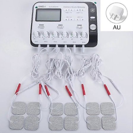 Elektrostimuleringsplåster Fysioterapi Tens Kroppsmassager 6 Utgångskanaler Digital Multifunktionell Avslappning Elektroakupunktur