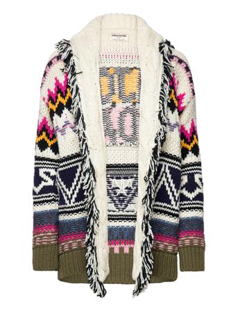 Ella Wo Show Stickad Tröja Cardigan Multi/mönstrad Zadig & Voltaire