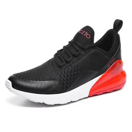 Sommar Kvinna Sport Sneakers Skor YF-black red 7