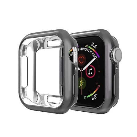 2-pack hårt case med härdat glas kompatibelt med Apple Watch Series 7 45 mm, barn, hane