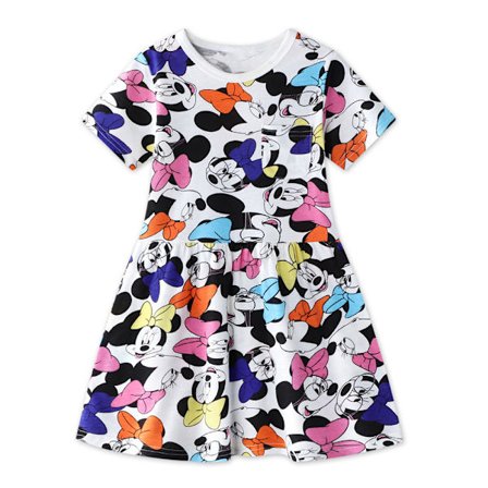 Disney Minnie Mouse Sommarskjorta Klänning Kläder Barn Baby Girl 2-3 år = EU80-92