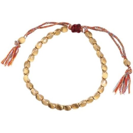 Tiibetiläinen kuparirannekoru miehille ja naisille, buddhalainen onnenrannekoru ehkäisemään niveltulehdusta, suojelee ja siunaa miehiä ja naisia, seos