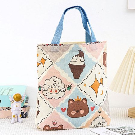 Canvas Tygväskor Underarm Handväska 4 4