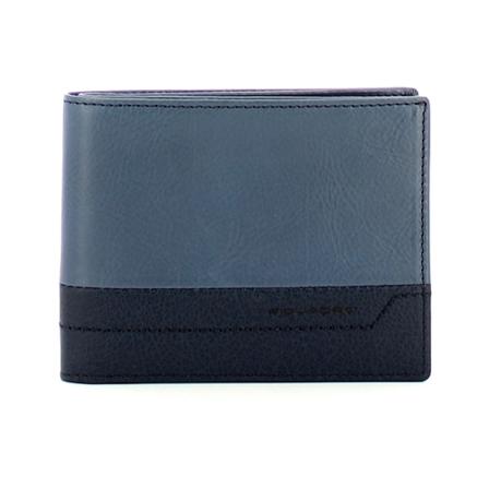 Piquadro, Wallet compartments Niebieski, Mężczyzna, Rozmiar: ONE Size