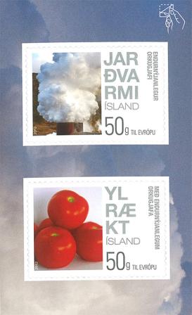 IJsland - Groene energie - Postfris souvenir velletje