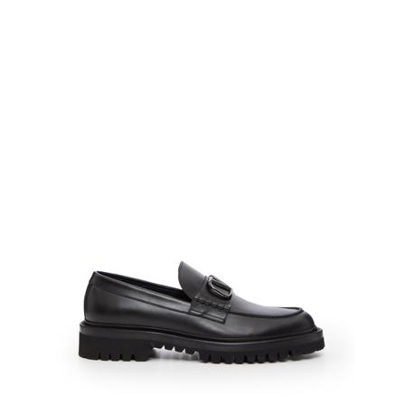 Valentino Garavani, Loafers Zwart, Heren, Maat:41 EU