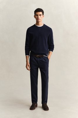 GANT - Bukser i lyocellblanding til herre evening blue