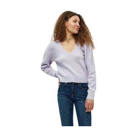 Minus V-neck Strik Lilla, Dame Striktrøjer