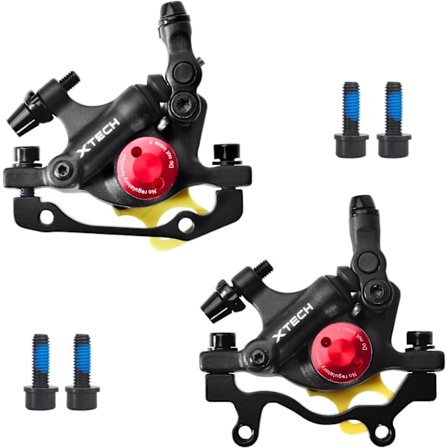 HB-100 Hydrauliske skivebremsekalibre 2 stk. For/Bag Sort Linje Træk Olie Skivebremsesæt til MTB Mountainbike og Elcykel