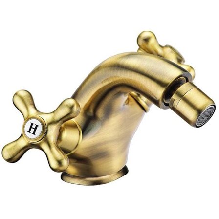 Badrumsarmatur Montserrat - 7603002 - Blandare för bidé Serien Classic Färg brons