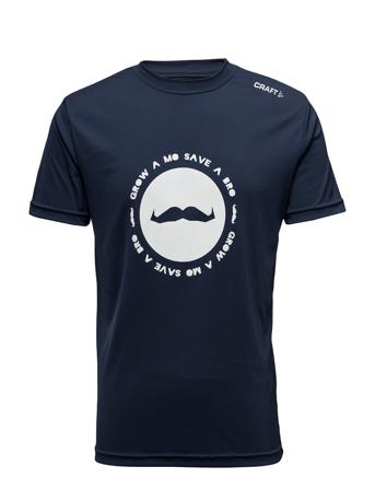 Movember Sport T-Shirt 2016 Blue Craft Movember