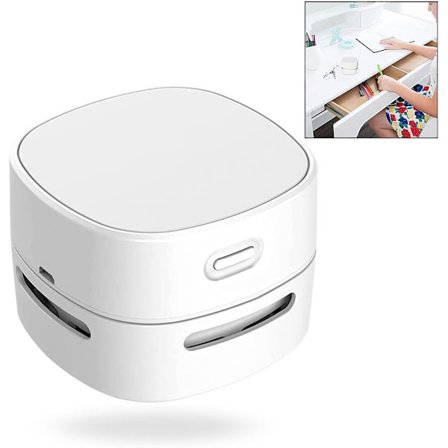Mini Sladdlös Bordsdammsugare USB Uppladdningsbar, Skrivbordsdammsugare, Handhållen Dammsugare, Bordsdamm, kompatibel Bordskudde