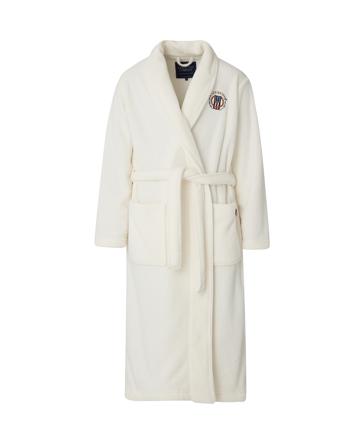 Lexington Lesley Unisex Fleece Badekåpe Hvit Polyester