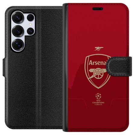 Kompatibelt Plånboksfodral till Samsung Samsung Galaxy S25 Ultra Arsenal fotboll klubb England Premier League ung trupp offensiv stil teknisk fotboll