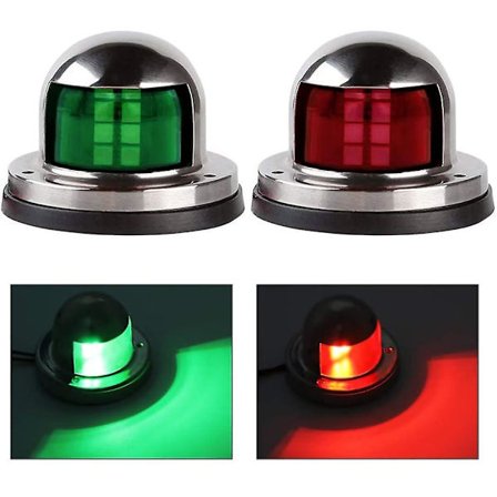 Et par LED-navigasjonslys Marine navigasjonssignallys