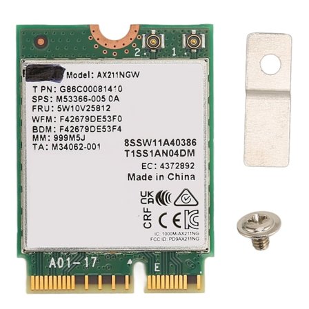 Intel AX211NGW M2 Key E WiFi 6E Bluetooth 5 2 Trådløst Adapterkort for Windows 10