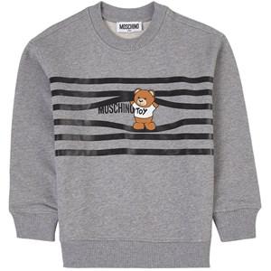 Moschino Branded Jumper Grey Melange 8 Years - Jumpers and knitwear - 8 years - Grey