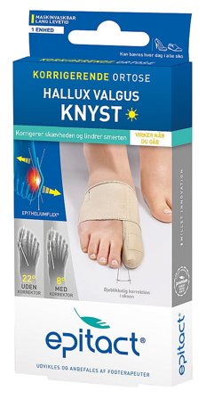 Epitact Knyst Korrigerende Dagortose 1 stk, Large, Tøj & Bolig, Såler & Indlæg, Øvrigt