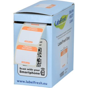 ETIKETT LABELFRESH SATURDAY