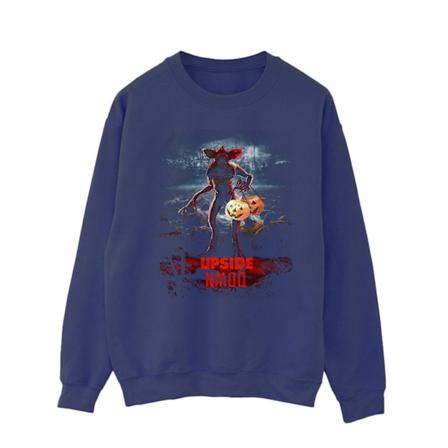 Netflix Stranger Things Pumpa Upside Down Sweatshirt XL Navy Blue XL