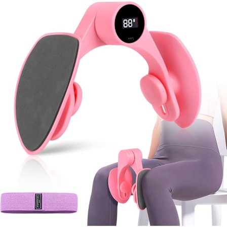 Uusin malli 2025 lantionpohjalihasten treenaaja naisille ja miehille – Säädettävä jousivastus lonkkien harjoittaja, Kegel-harjoittelulaite reisille ja