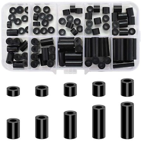 Plastavstandsstykker - 100 stk M3 Plast Isolasjonskolonneavstandsstykker DYZ