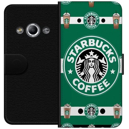Kompatibelt Lommeboketui til Samsung Galaxy Xcover 3 Starbucks Pattern