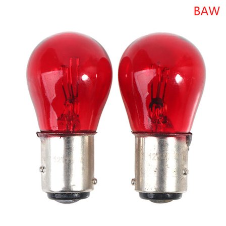 2st BAW15D Röd Broms Stopp Bakljus Bil Lampa 12V Blinkers[GKS]