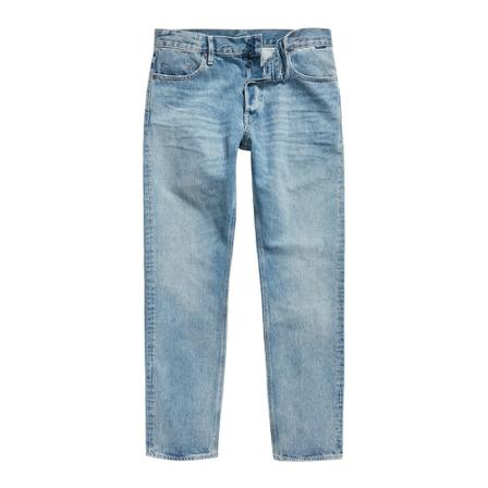 G-star, Jeans- GS Triple A Regular Straight Blauw, Heren, Maat:W32 L34