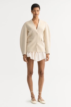 Soft Goat - Blazer - S - Cream