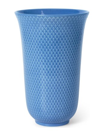 Lyngby Porcelæn Rhombe Color Vase H20 Blå Porcelæn - Blue - H20CM