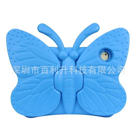 Stilrent skal för iPad 7/8/9 10.2 blå fjäril