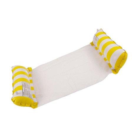 Oppblåsbar vannflytende seng Multifunksjonell voksen basseng hengekøye flyte lounge seng