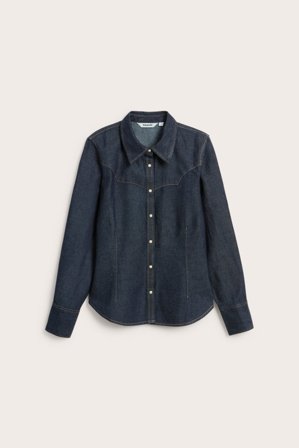 Kappahl | Western-henkinen farkkupaita | Tumma denim