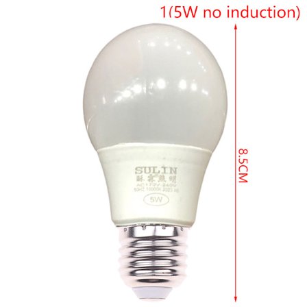 E27 PIR Bevægelsessensor Lampe 5W 9W 15W LED Pære med Motion Senso