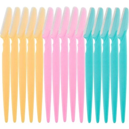 15 st Ögonbrynsrakhyvlar Ansiktshårborttagare Rakapparat Trimmer Forma