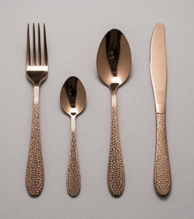 Vargen & Thor Frost-Fenix Bestikksett 16-deler Kobber