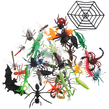 39 st Leksaker Barn Falska Insekter Leksak Leksaker Figurer Simuleringsmodell Leksaker Plast Insekter Insekter Leksak