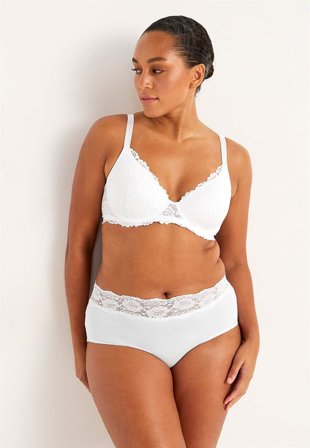 Cellbes of Sweden - Blonde-BH med bøjler Sara i hvid til damer i størrelse 95A