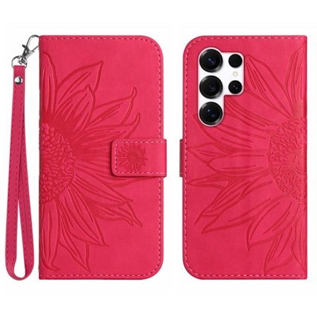 Samsung Galaxy S26 Ultra Plånboksfodral Konstläder - Rosé