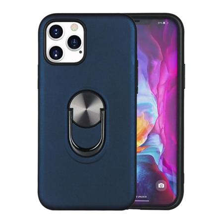 Iphone 12 / 12 Pro - Hybrid Ring Skal - Blå Blue Blå