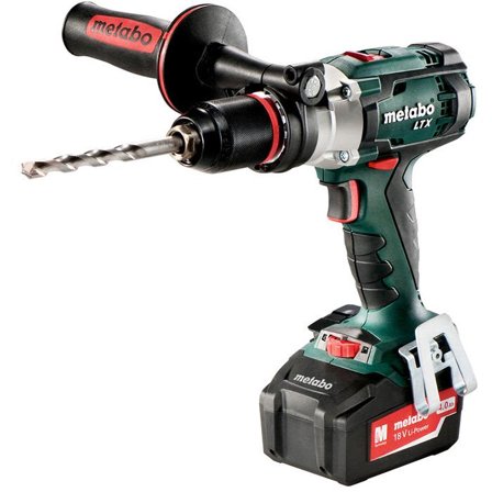 Metabo SB 18 LTX Impuls Slagbormaskin med 2 stk 4,0 Ah batterier og lader, Maskiner
