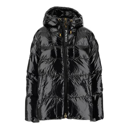 Pinko Down Jas , Zwart , Dames , Maat: 2XS