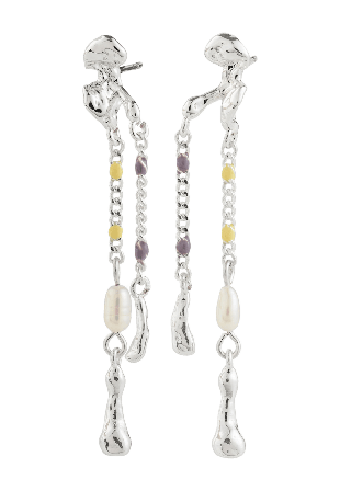 Pilgrim REGGIE earrings silver-plated Smycken & klockor Dam Silver ONESIZE