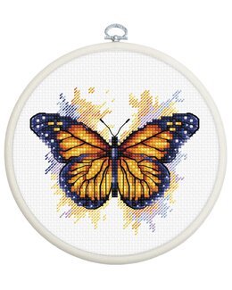 Broderikit Billede Sommerfugl - Luca-S