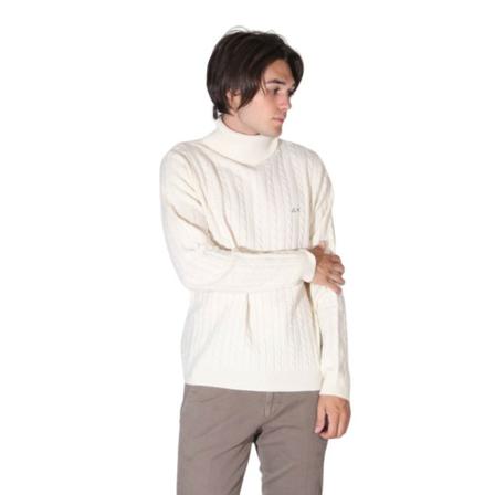 Sun68 Turtlenecks beige, Herr Stickade tröjor, Herr, Storlek: XL