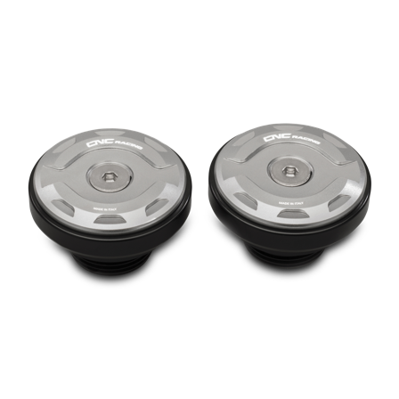 Kit de Tornillos CNC Racing Central para Oem Traseros Plateados - Ducati XDiavel Dark 2021-2024