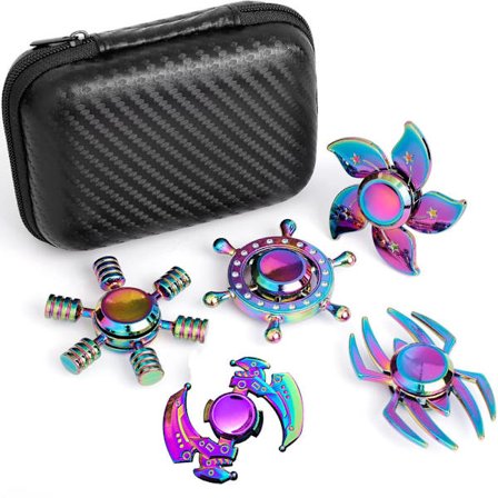 Coola Fidget Spinners Leksak Metall för Barn och Vuxna