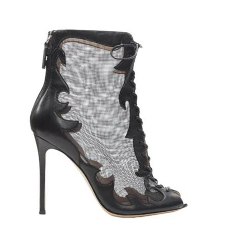 Gianvito Rossi Pre-owned, Pre-owned Leather heels Zwart, Dames, Maat:38 EU,leer